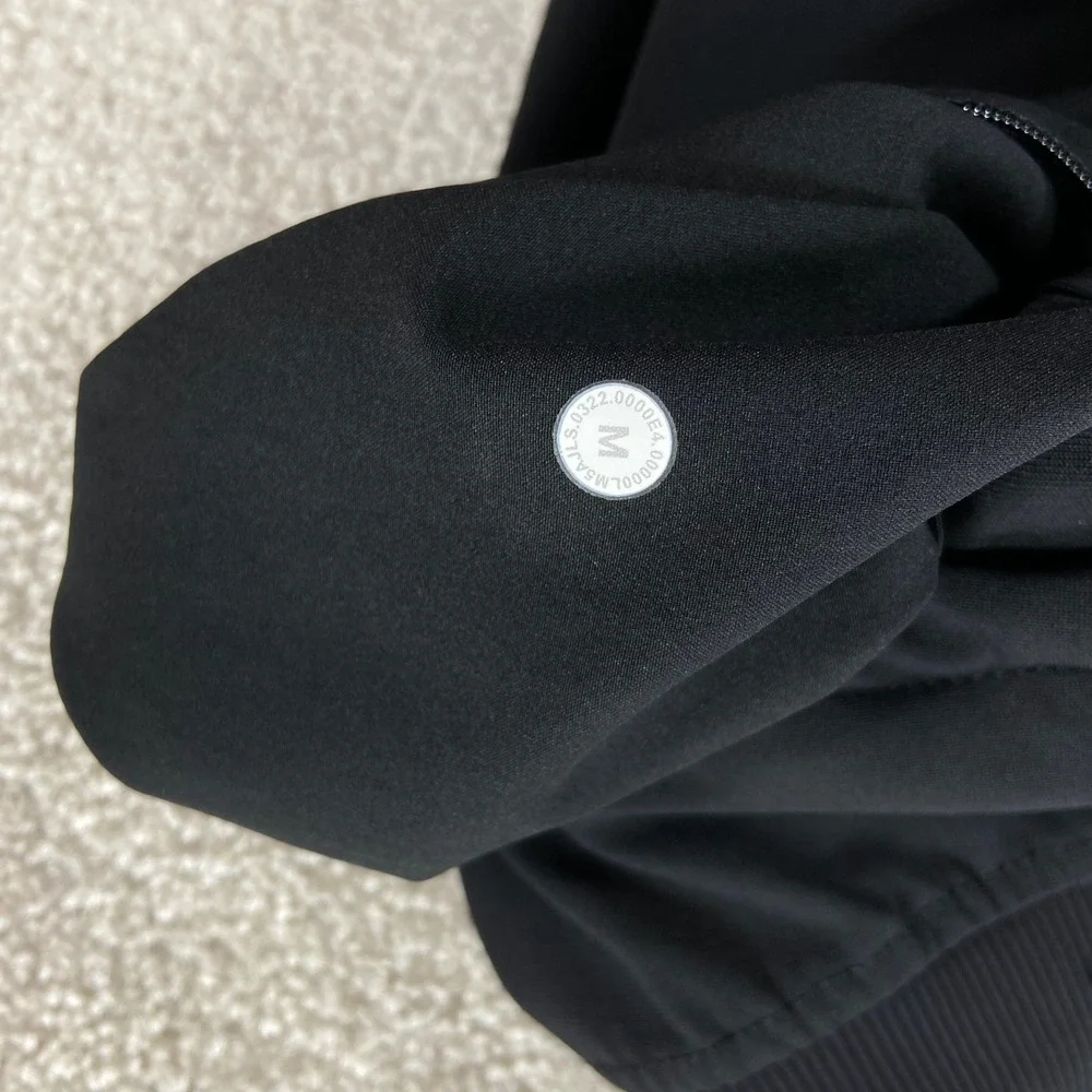 Lululemon ABC Joggers Mens Medium Black Warpstreme Tapered Cuffs Drawstring